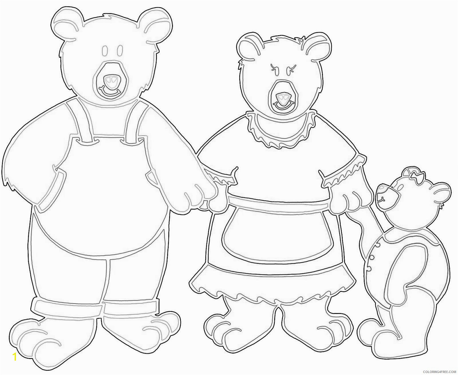 Goldilocks and the Three Bears Coloring Page Goldilocks and the Three Bears Co 9smbts Coloring