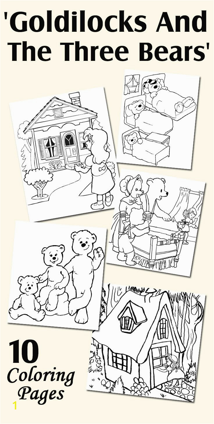 Goldilocks and the Three Bears Coloring Pages Preschool top 10 Free Printable Goldilocks and the Three Bears