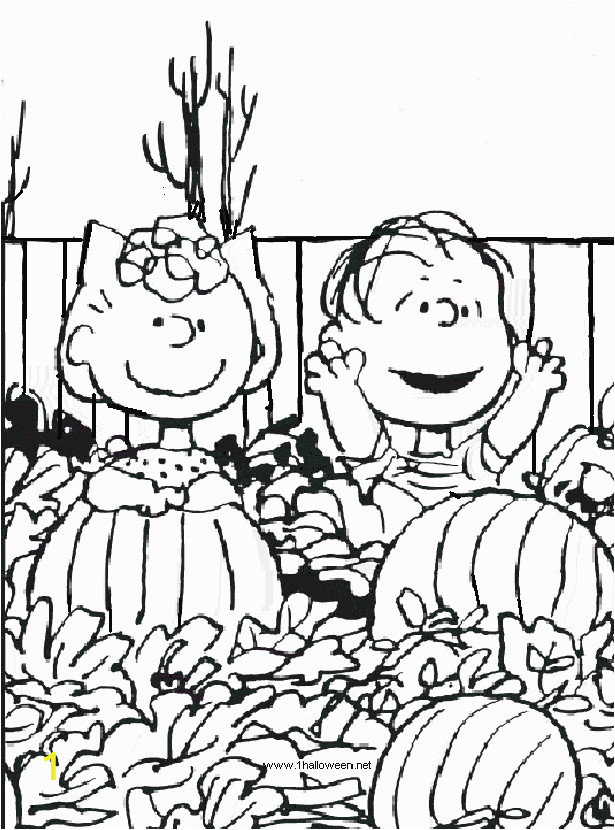 its the great pumpkin charlie brown coloring pages