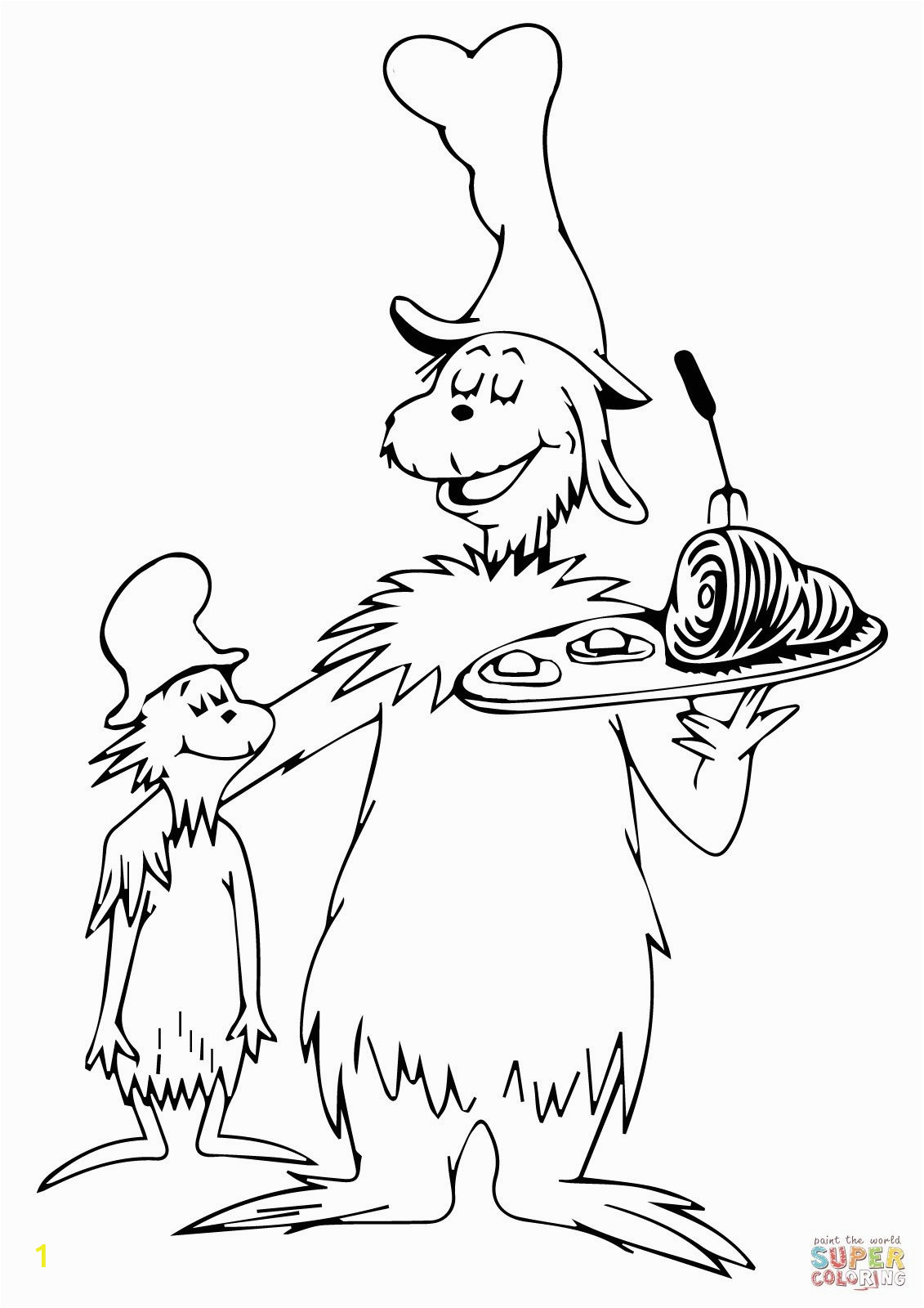 free printable dr seuss coloring pages