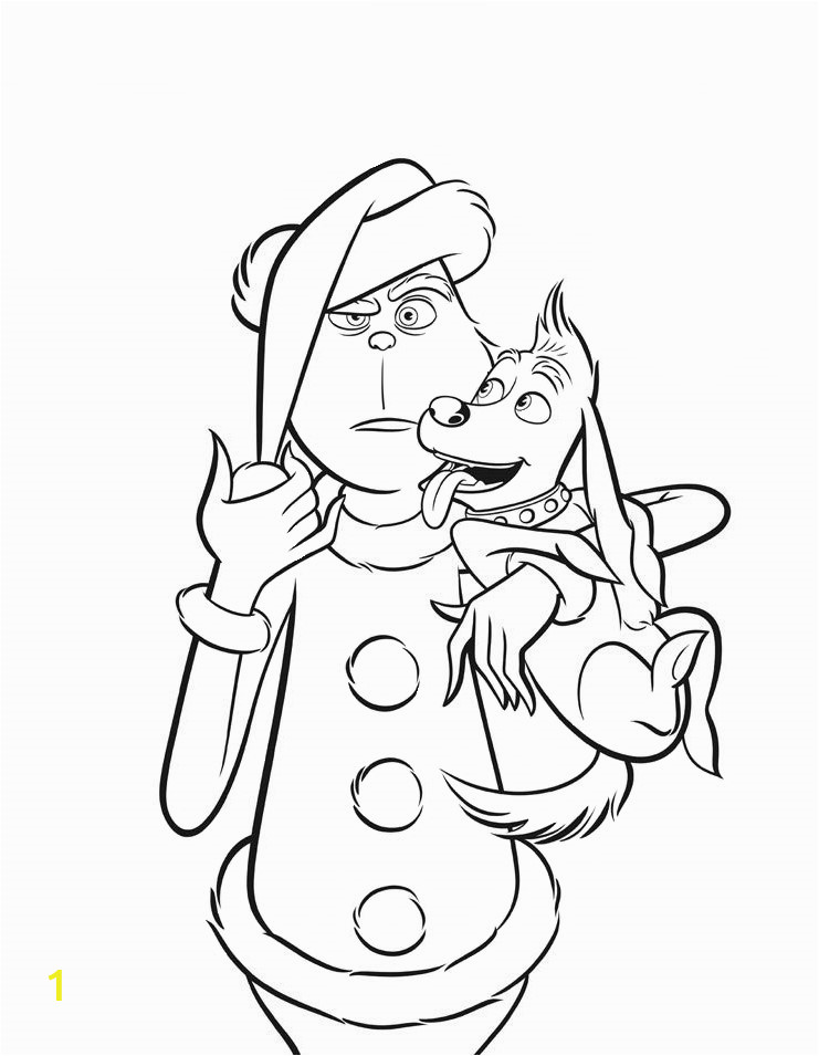 Grinch In Santa Suit Coloring Page Mr Grinch In A Santa Suit Coloring Pages for You