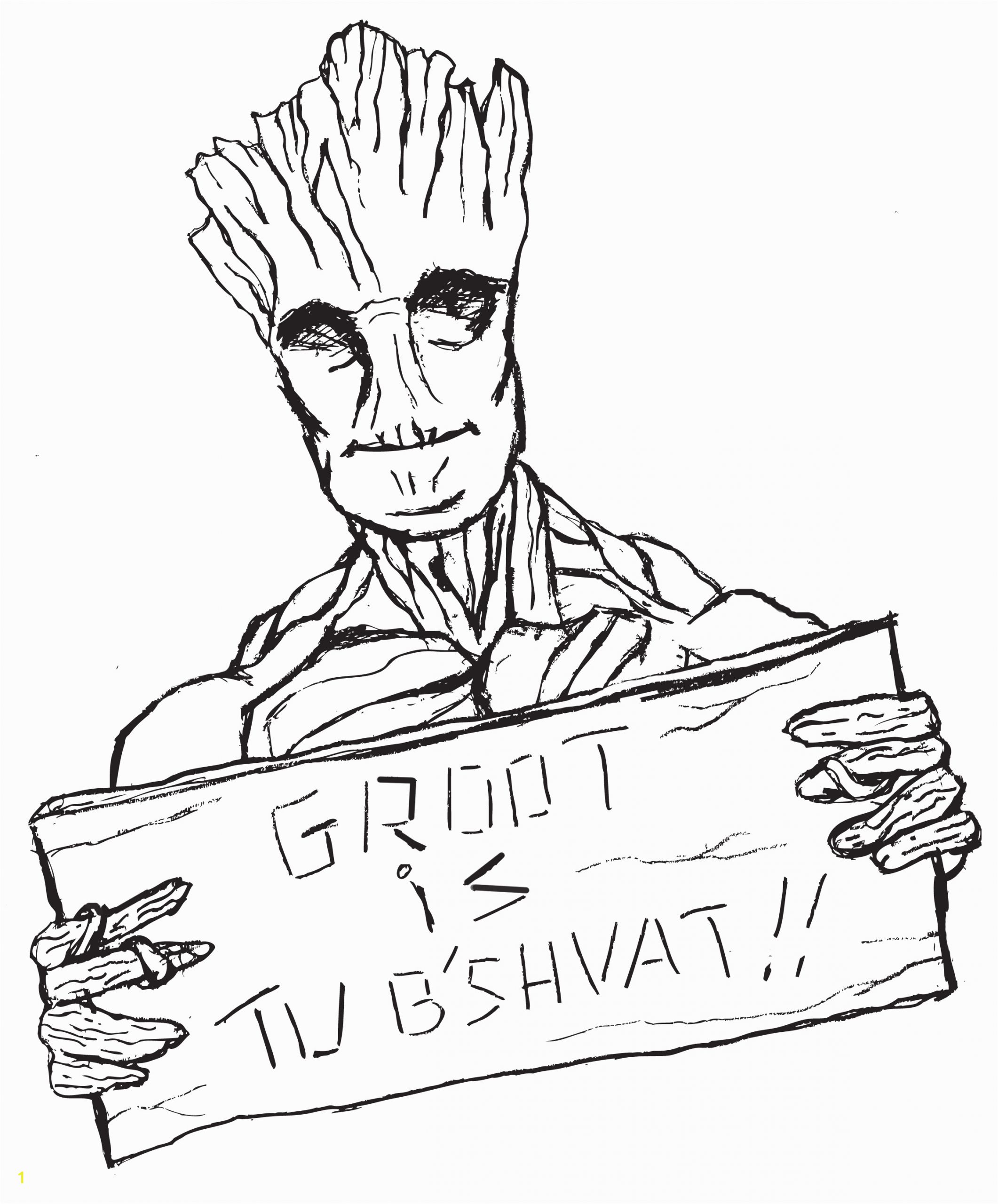 groot coloring pages