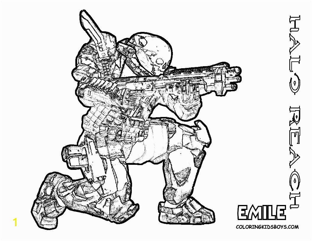 printable halo coloring pages