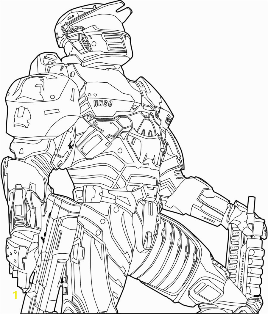 halo coloring pages