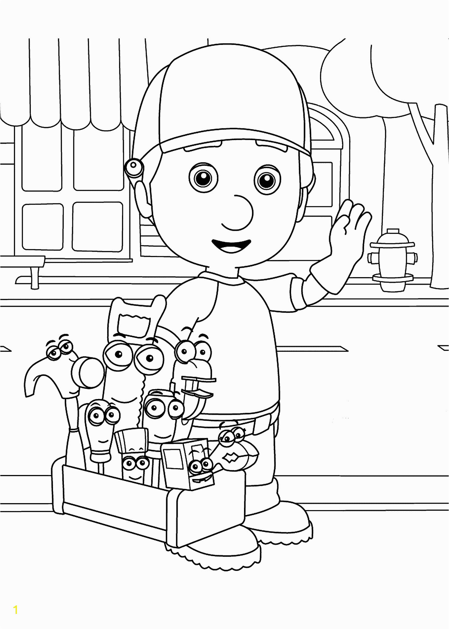 Handy Manny Coloring Pages to Print Handy Manny Coloring Pages for Kids Printable Free