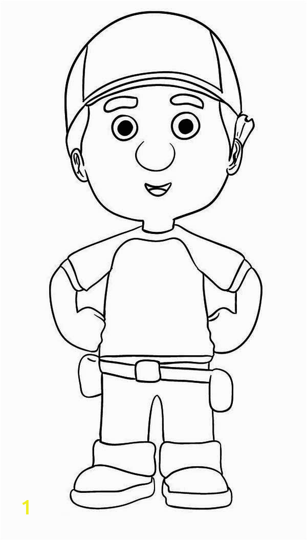 manny garcia handy manny coloring page