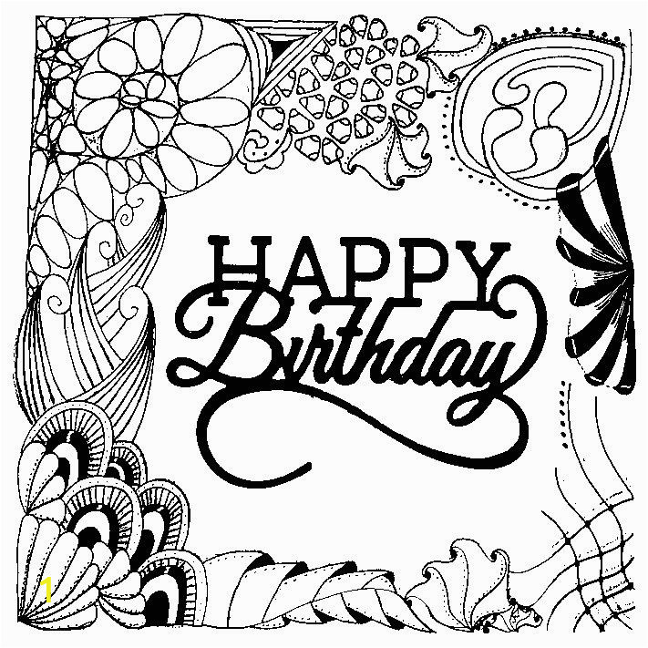 happy birthday adult coloring pages