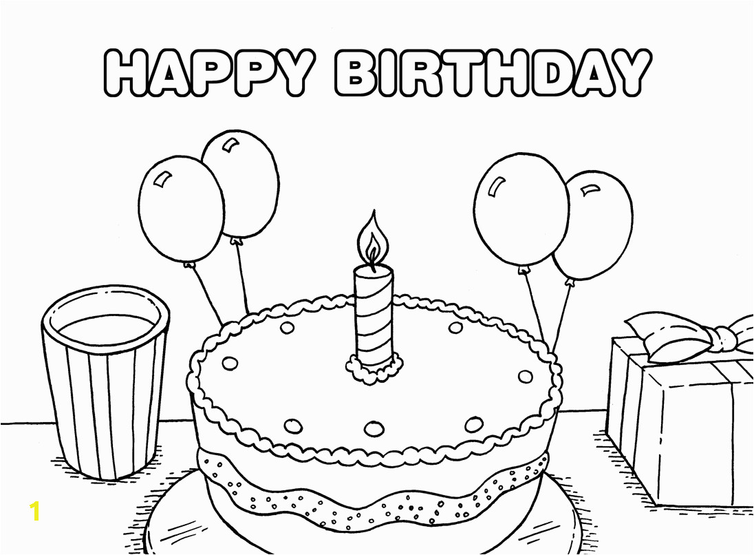 40 free printable happy birthday coloring pages