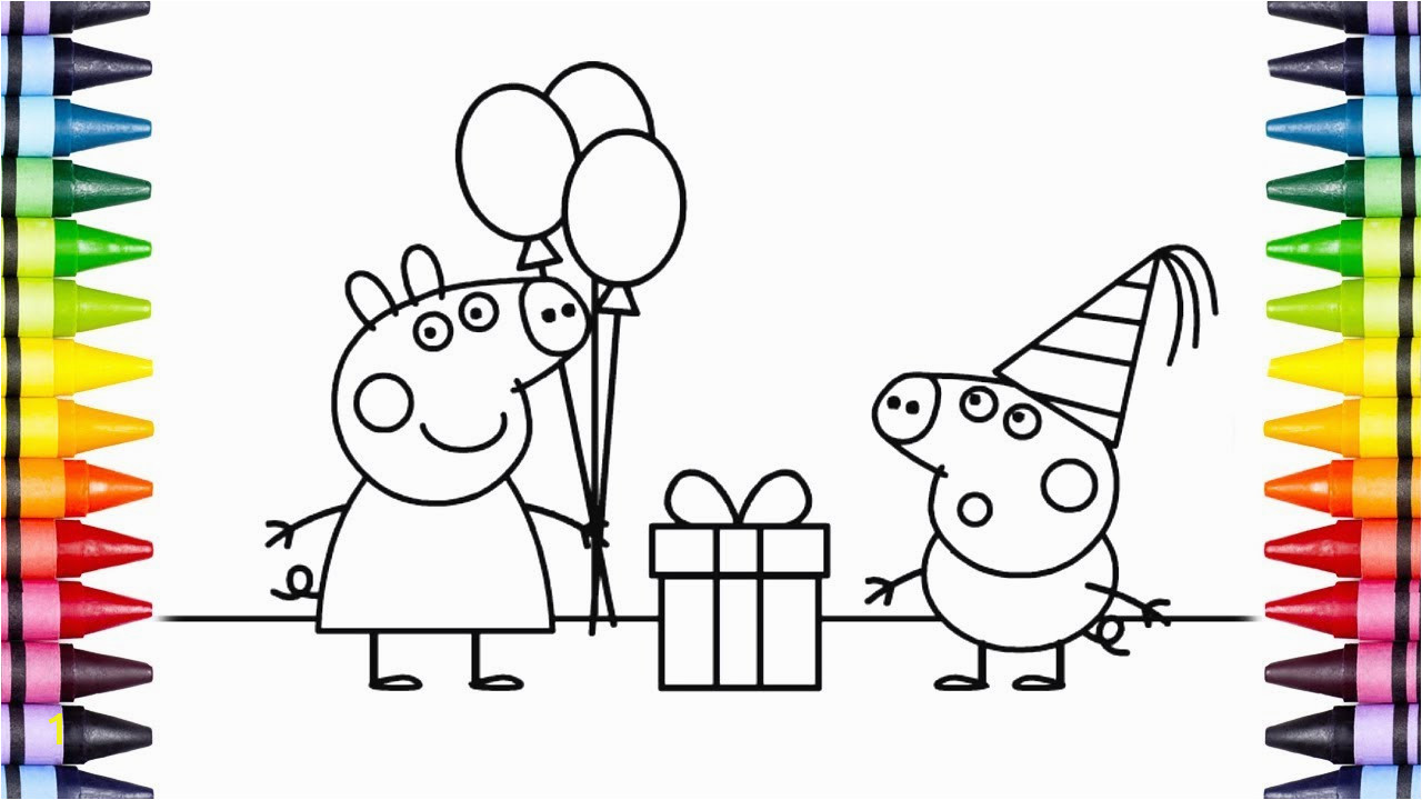 peppa pig drawing