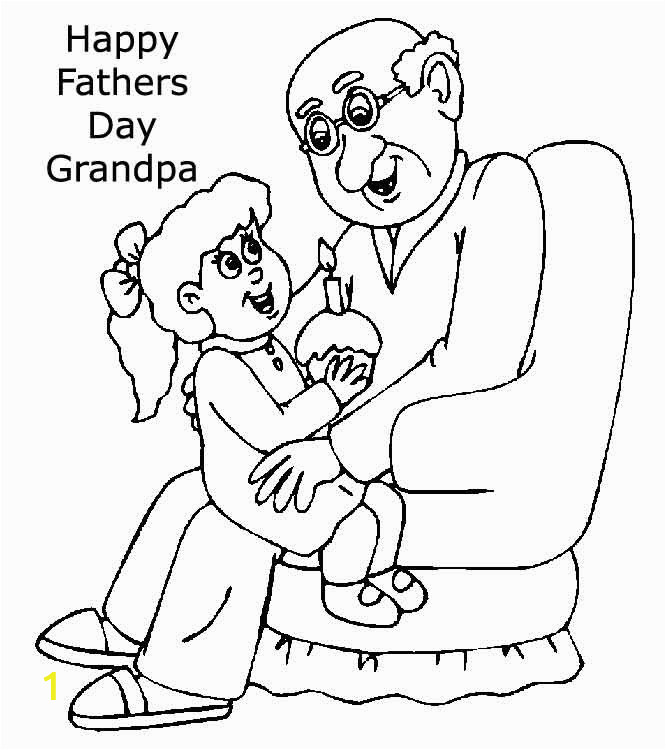 happy fathers day grandpa coloring pages