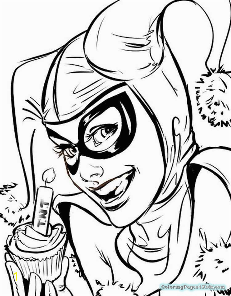 harley quinn coloring pages 103