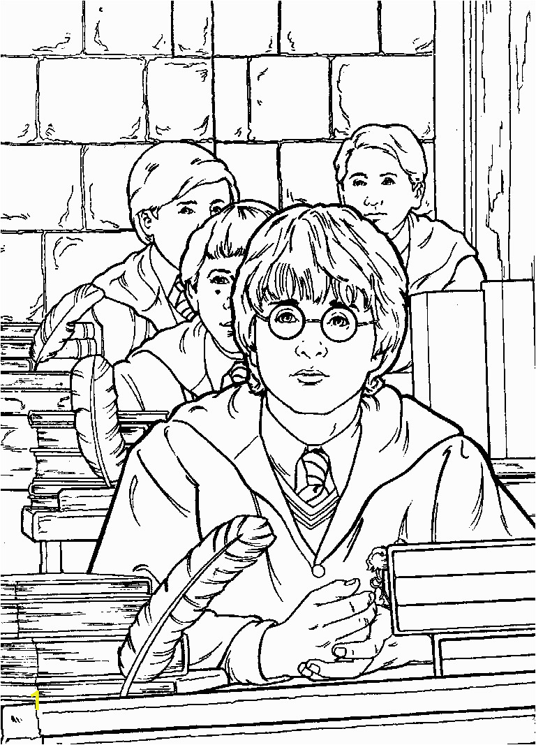 Harry Potter and the Chamber Of Secrets Coloring Pages Kids N Fun