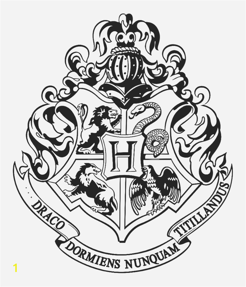 Harry Potter House Crests Coloring Pages Download Ficial Hogwarts Crest for Free Harry