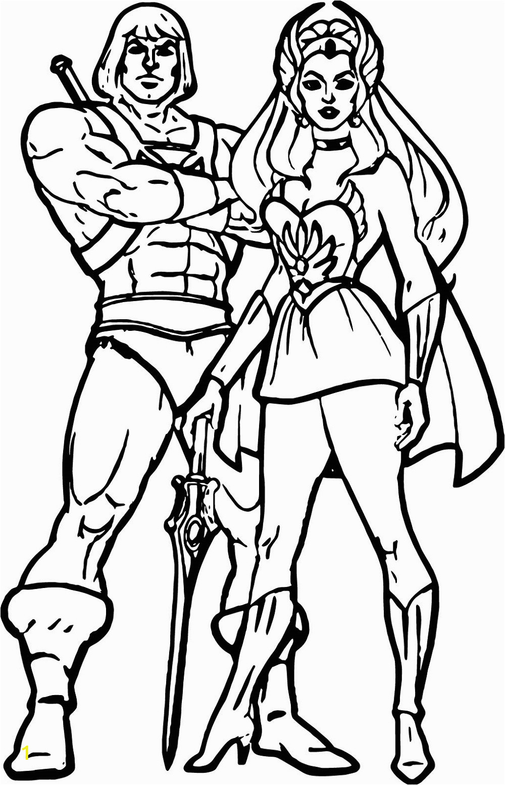 he man coloring pages able