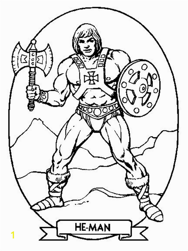 he man coloring pages