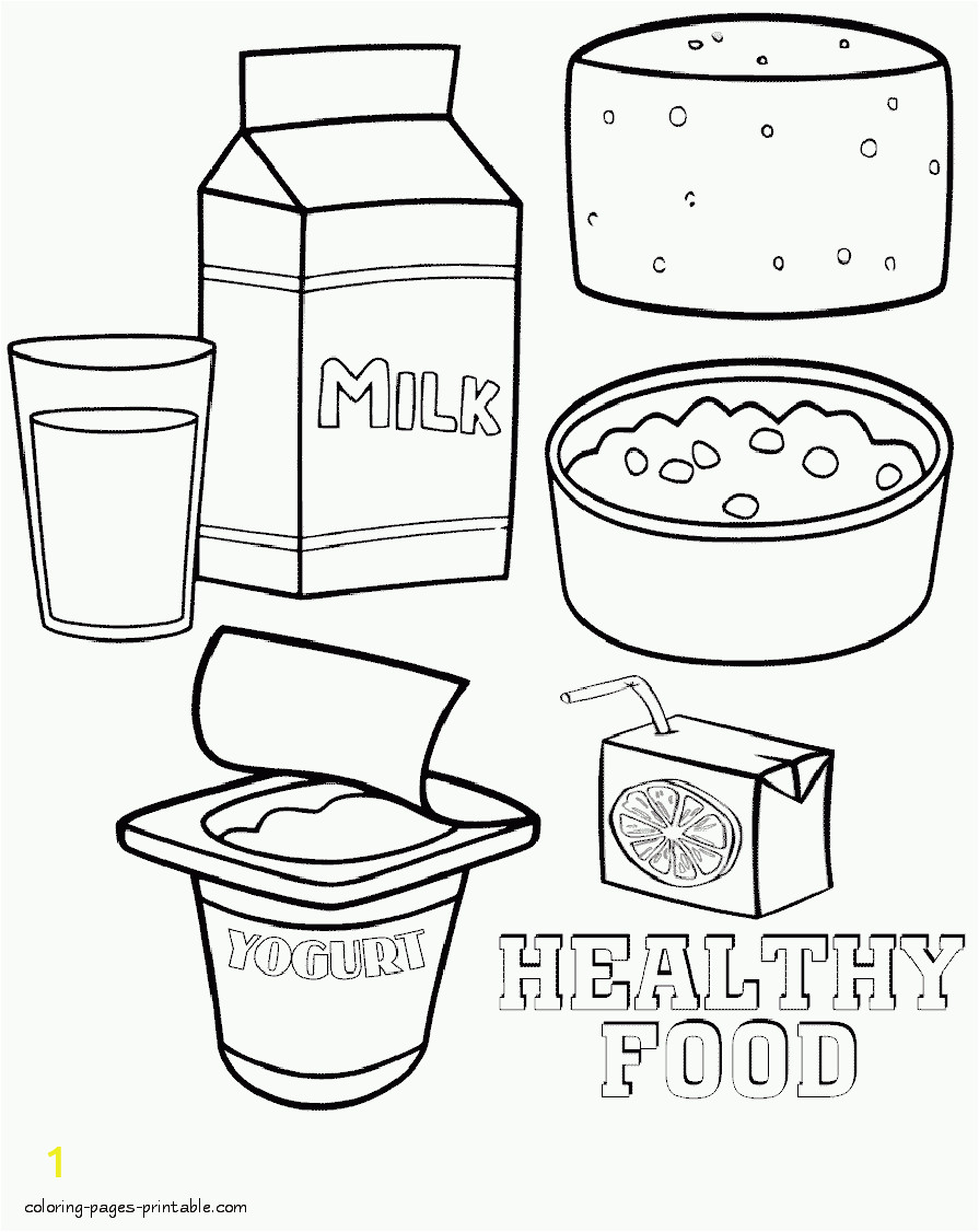 healthy food coloring pages id=45