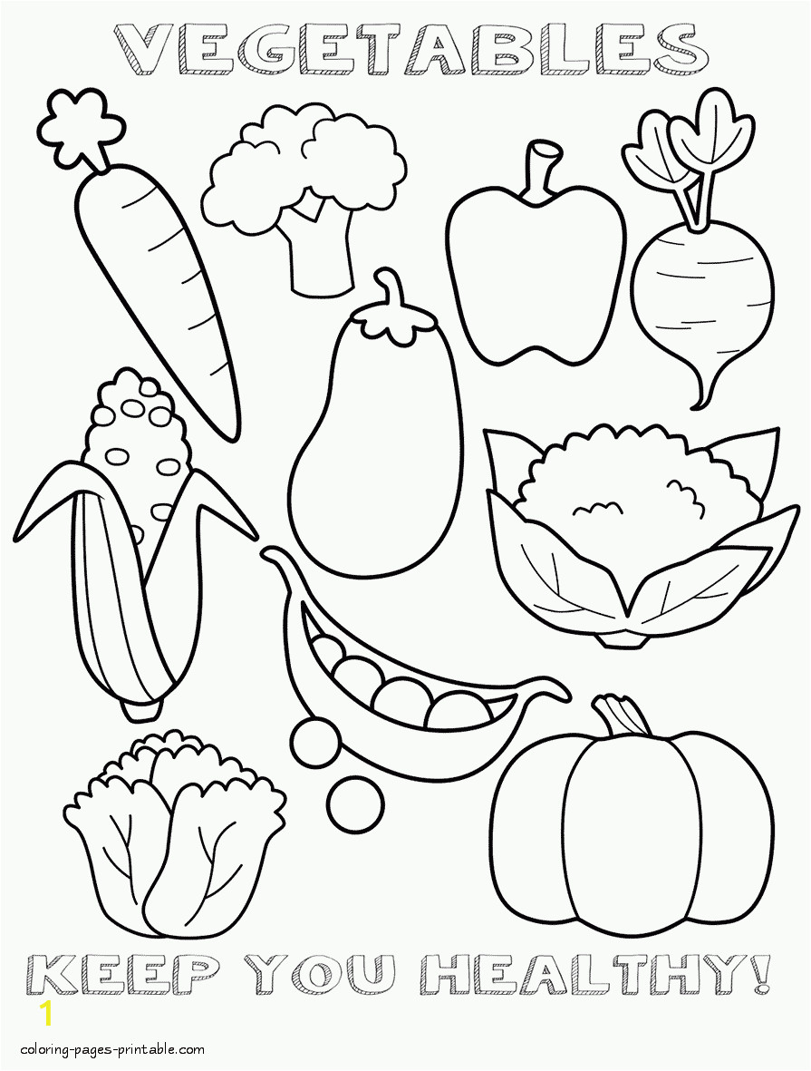 healthy food coloring pages id=31