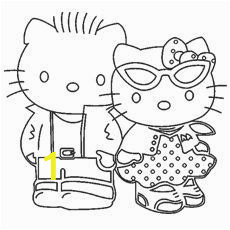 hello kitty and dear daniel coloring