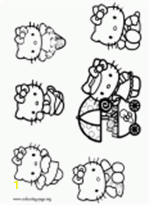 hello kitty and dear daniel coloring