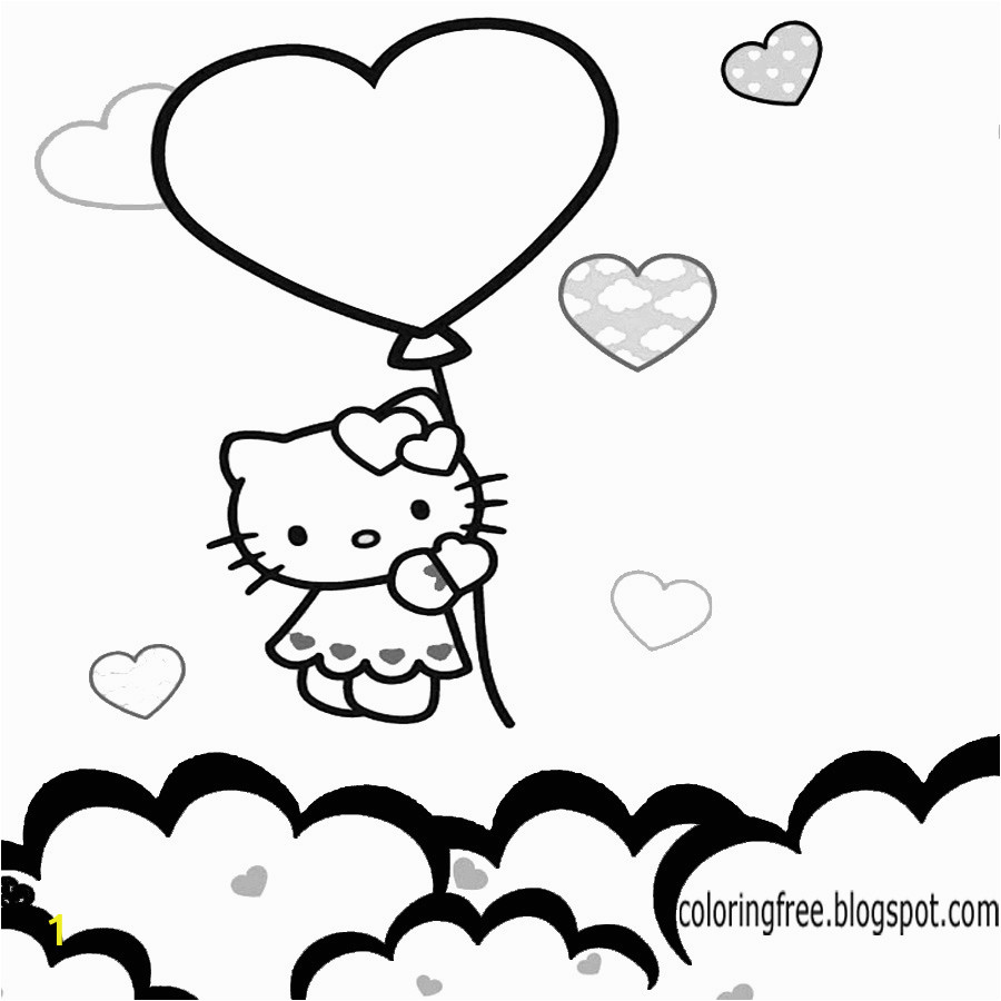 hello kitty coloring sheets free cute