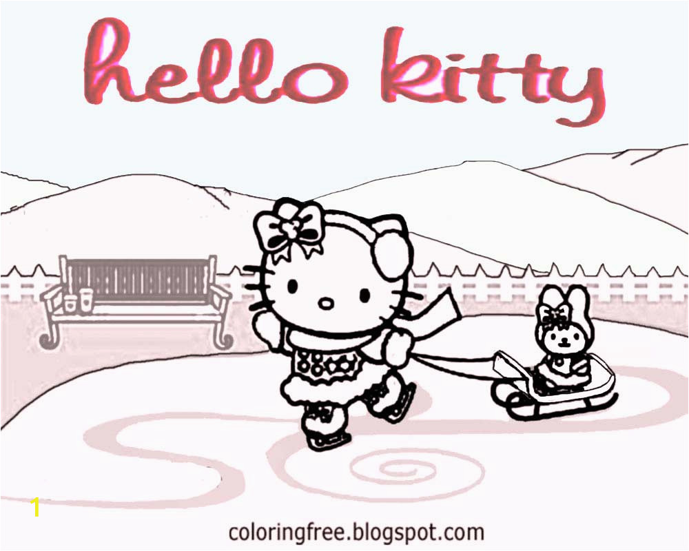 cute hello kitty christmas printable