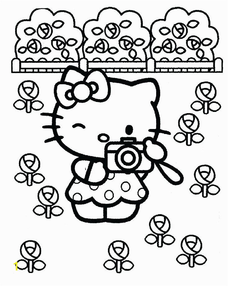 hello kitty st patricks day coloring