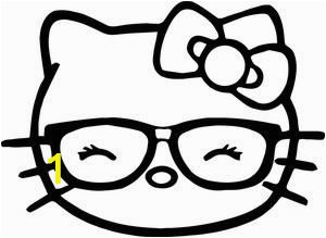 hello kitty glasses clipart