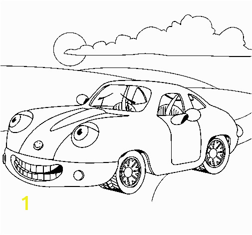 Herbie the Love Bug Coloring Pages | divyajanan