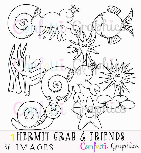 Hermit Crab clipart eric carle