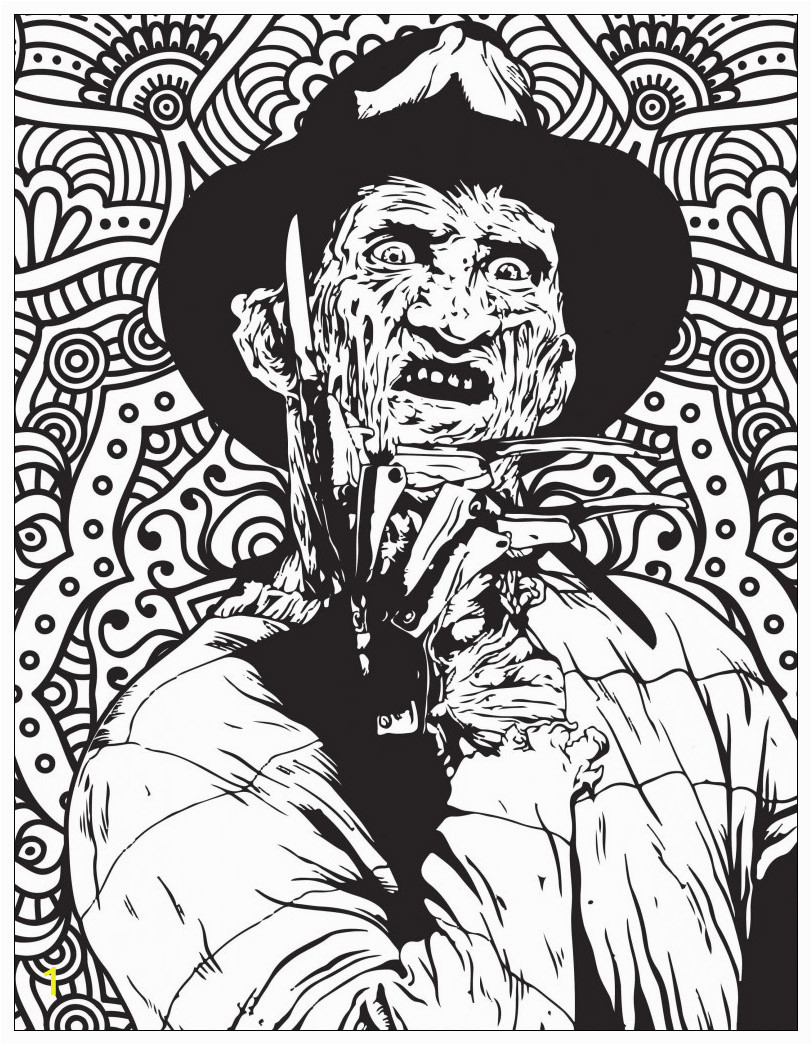 image=events halloween horror coloring page freddy krueger 1