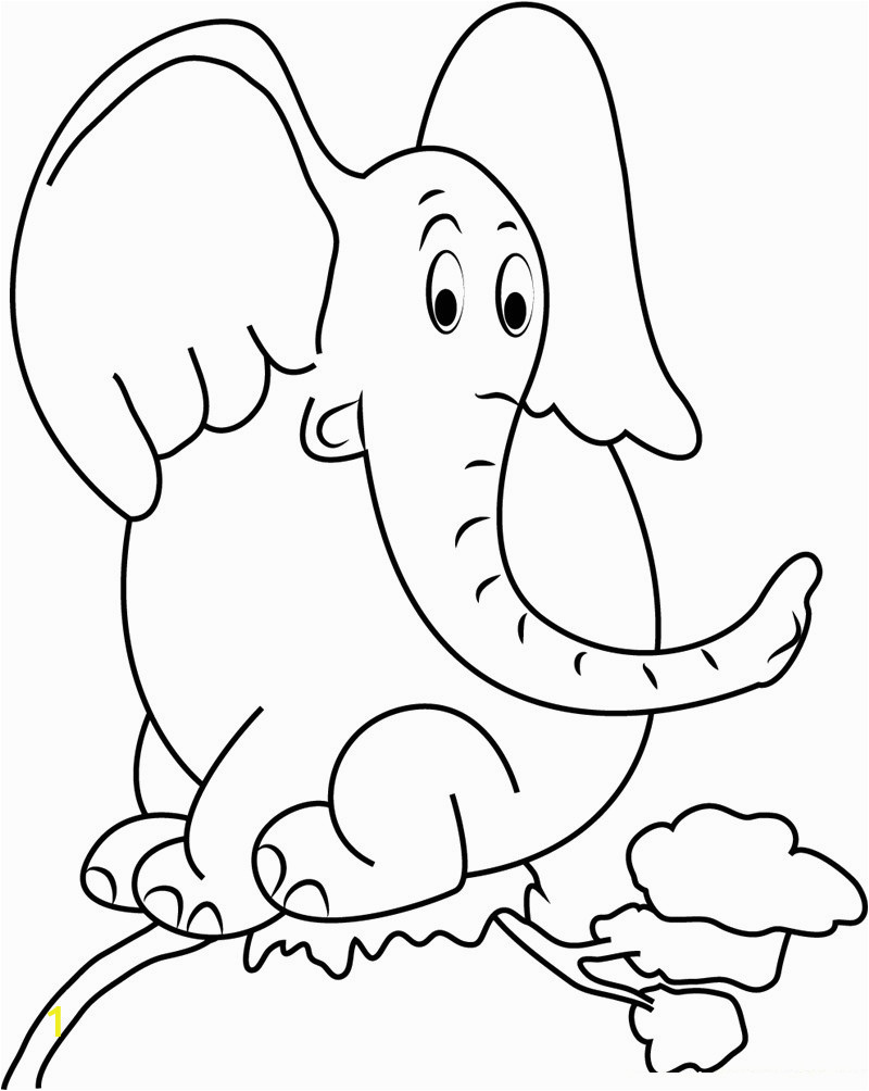 Horton Hears A who Coloring Page Horton Hears A who Coloring Page