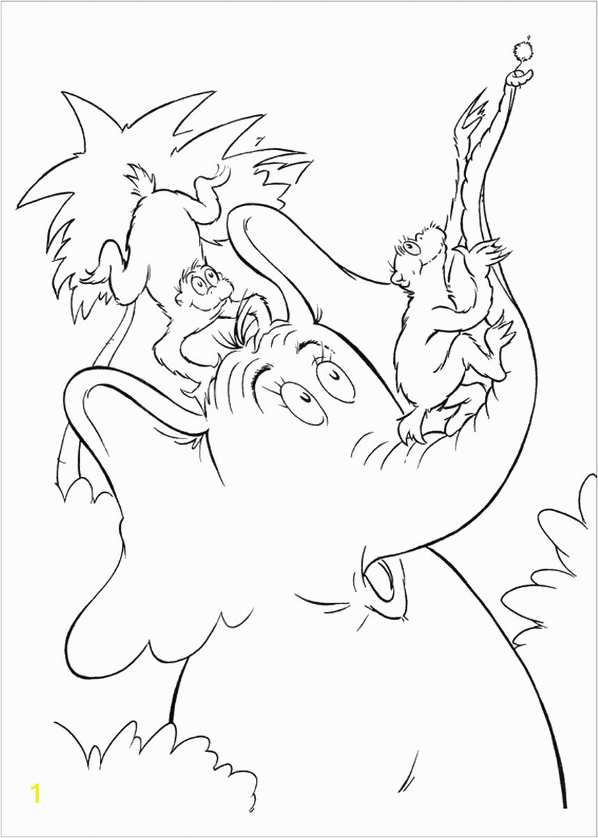Horton Hears A who Coloring Page Horton Hears A who Coloring Pages