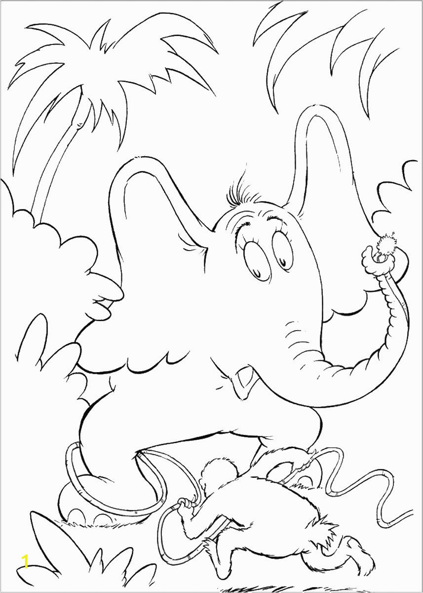 Horton Hears A who Coloring Page Horton Hears A who Coloring Pages