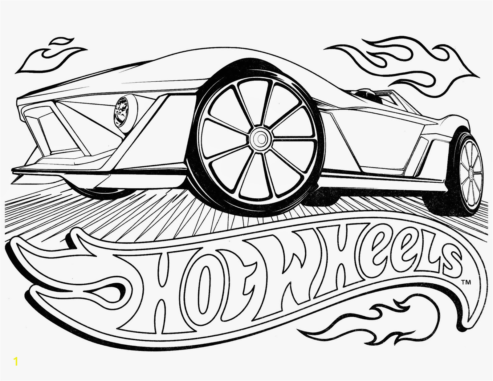 hot wheels coloring pages set 4
