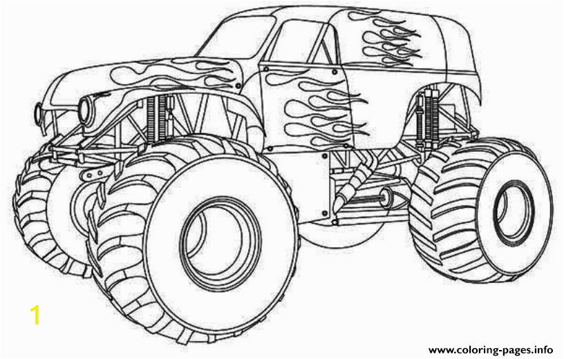 hot wheels monster truck kids printable coloring pages book