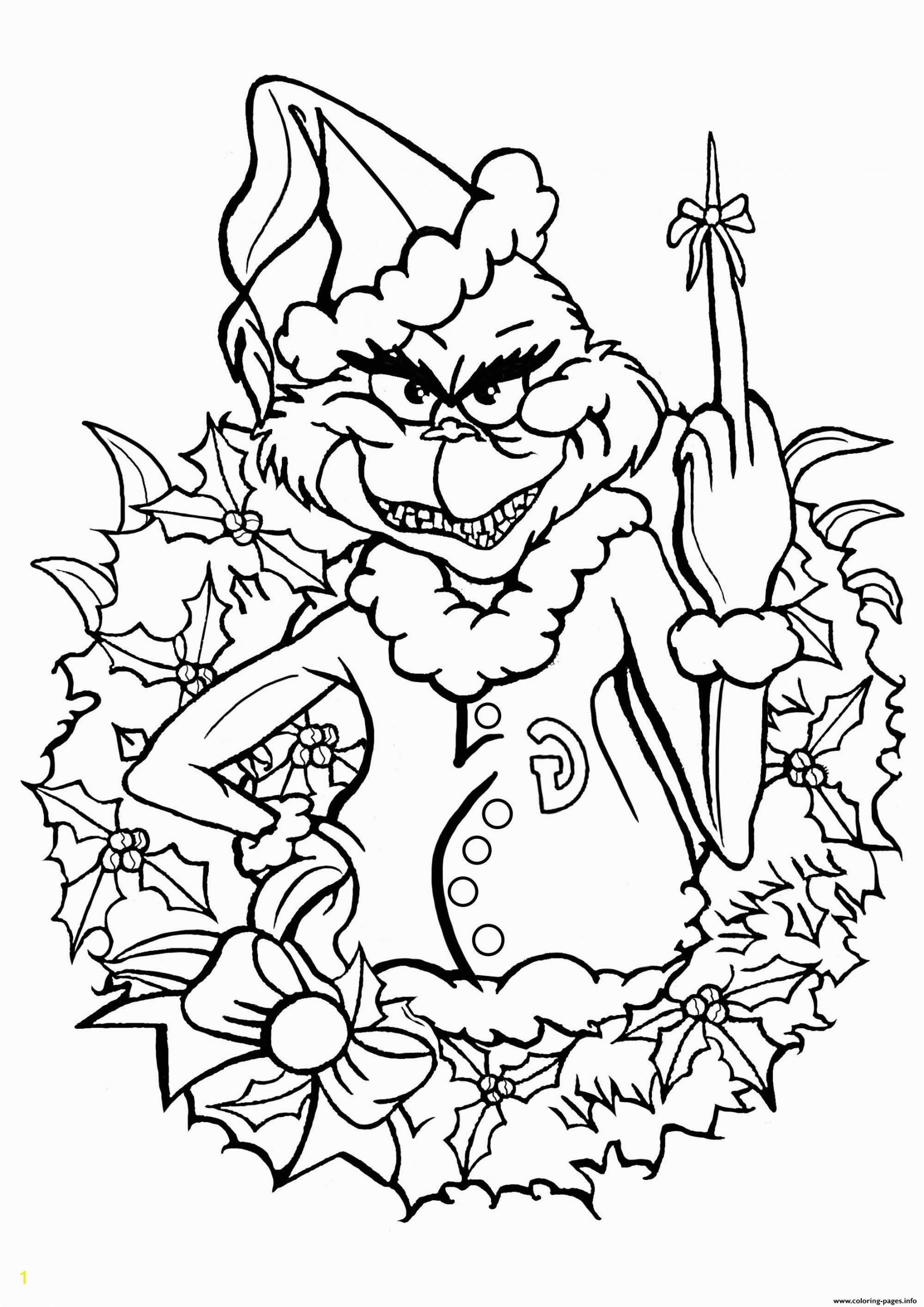 dr seuss how the grinch stole christmas printable coloring pages book
