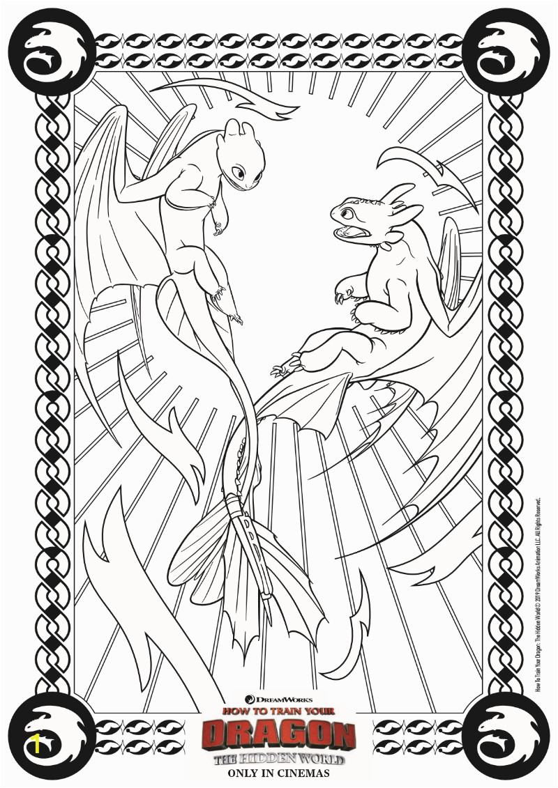 dragon coloring page