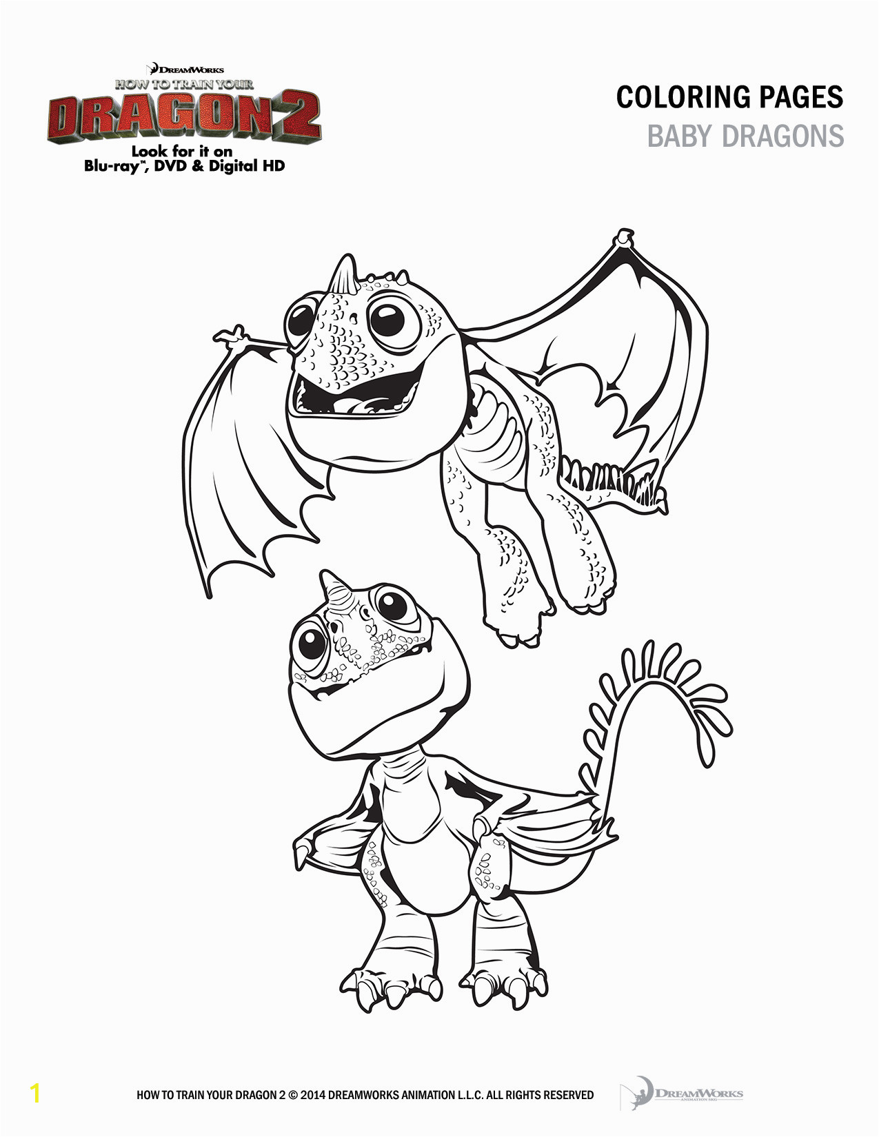 How to Train A Dragon Coloring Pages How to Train Your Dragon 2 Free Coloring and Activity