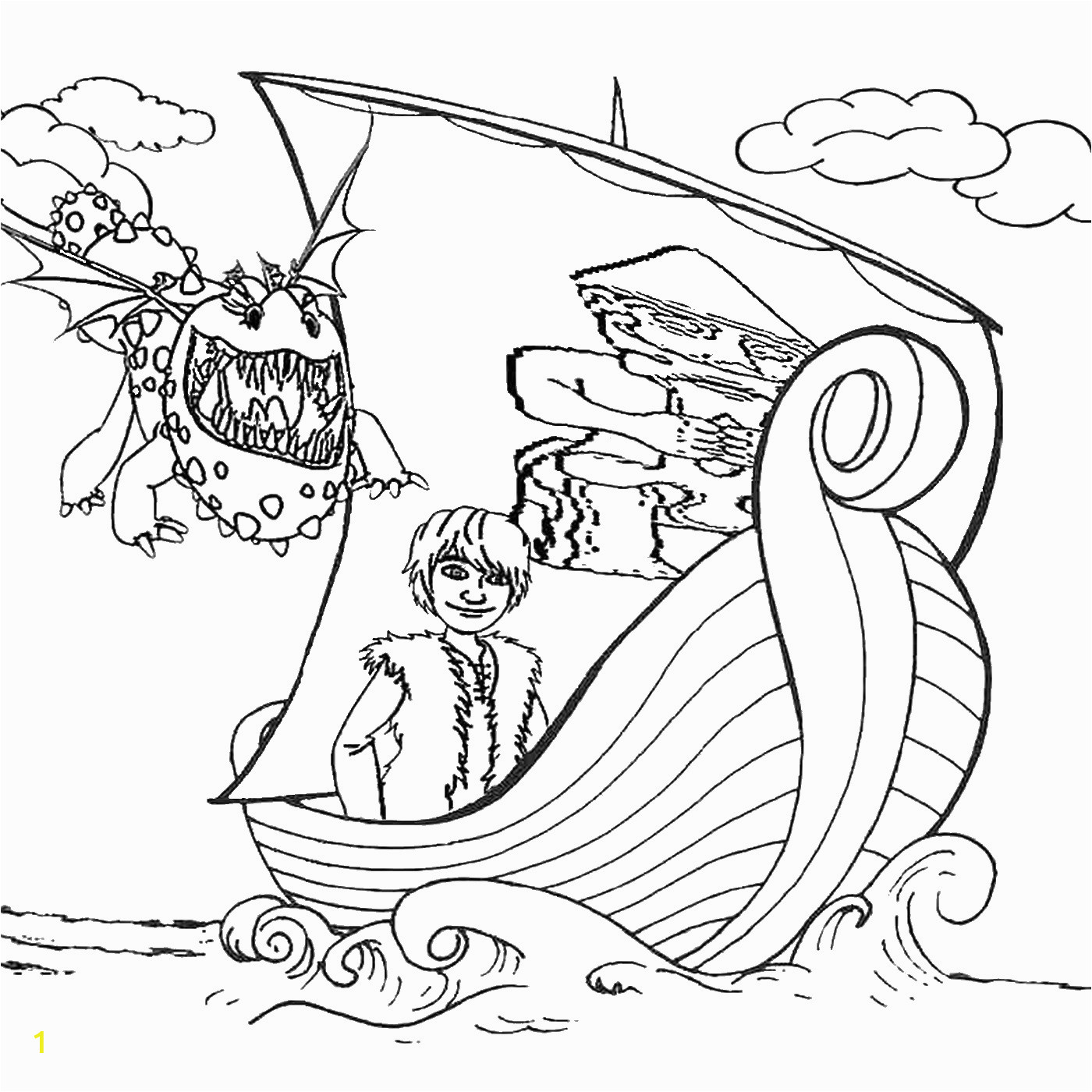 how to train your dragon coloring pages