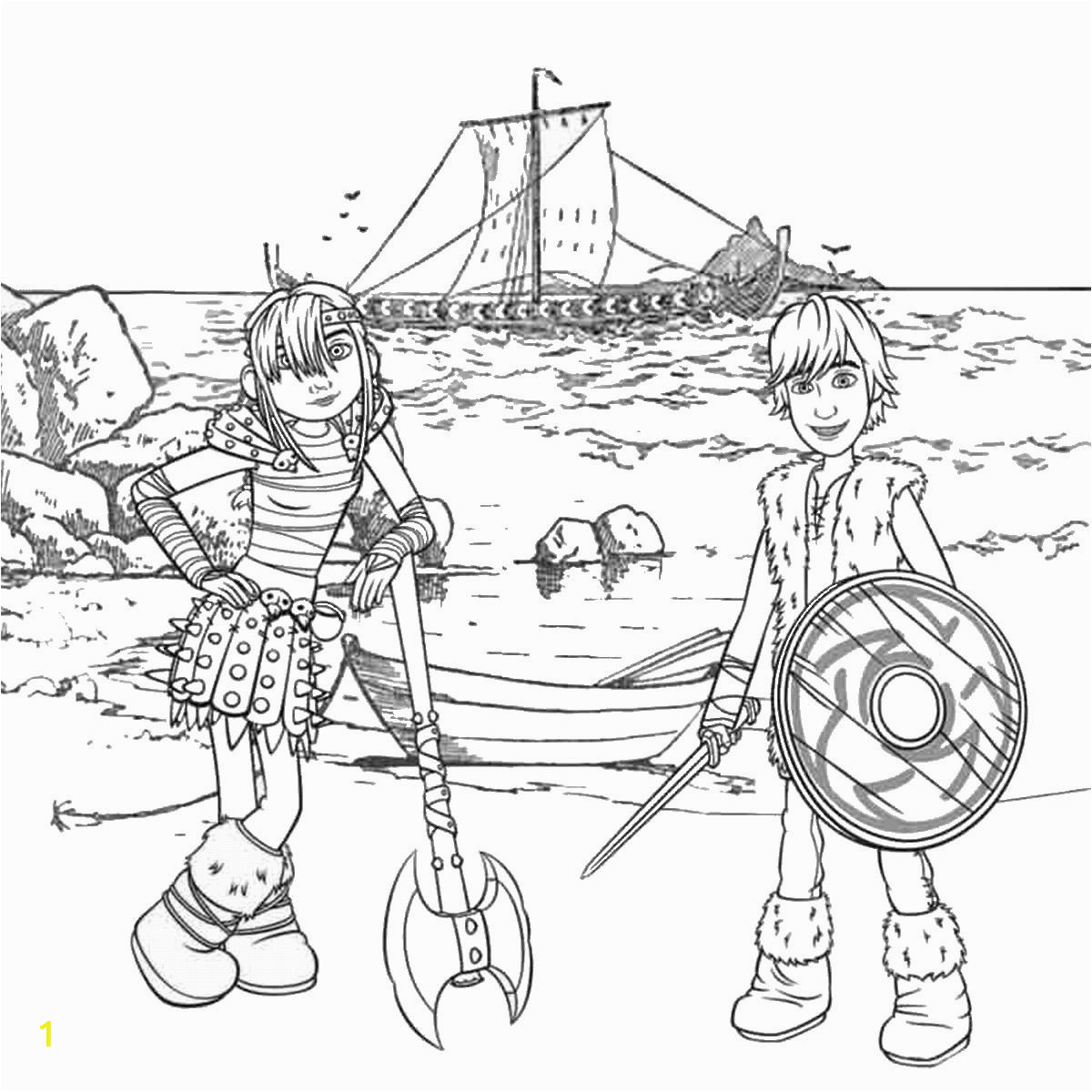 train your dragon coloring pages