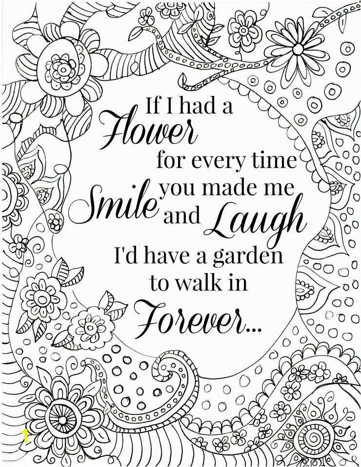 Inspirational Quote Coloring Pages for Adults Quote Coloring Pages for Adults and Teens Best Coloring