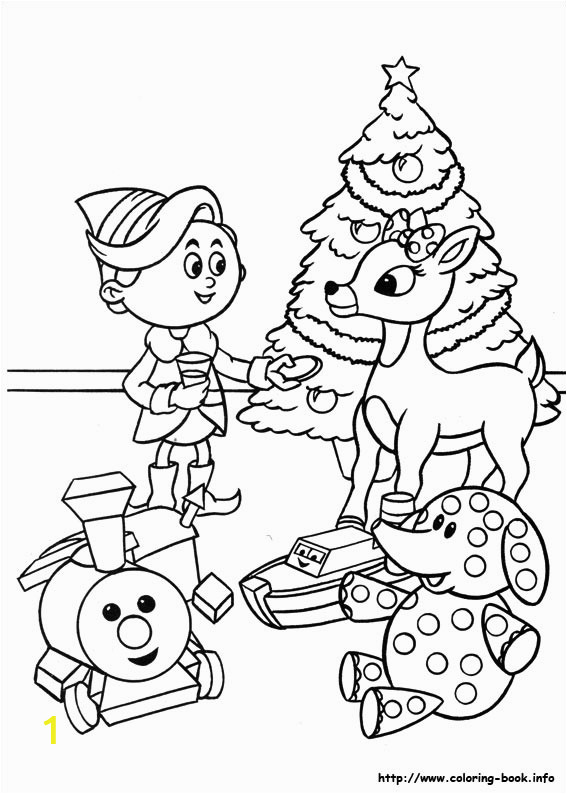 reindeer coloring pages free