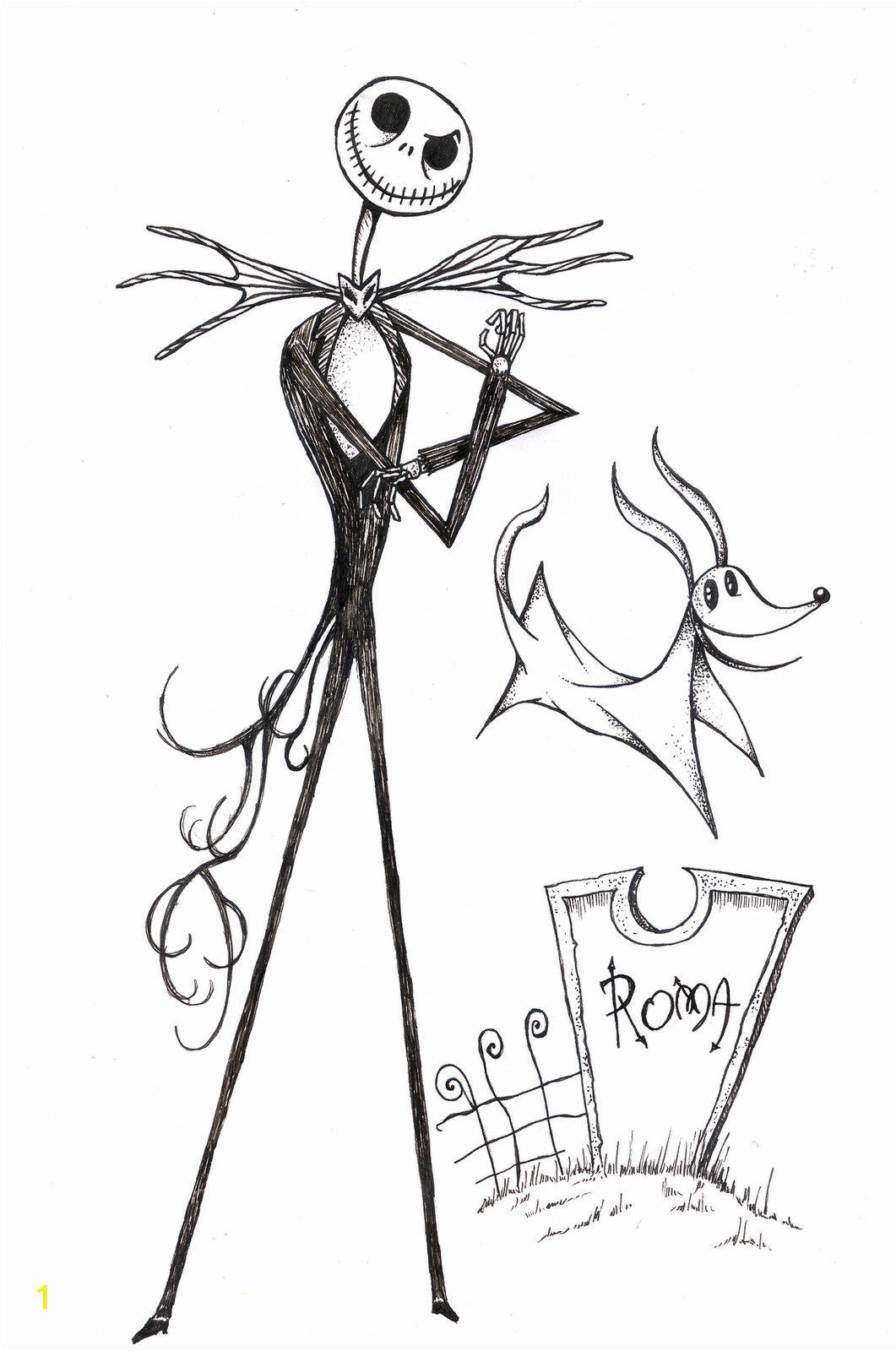 post jack skellington coloring pages printables