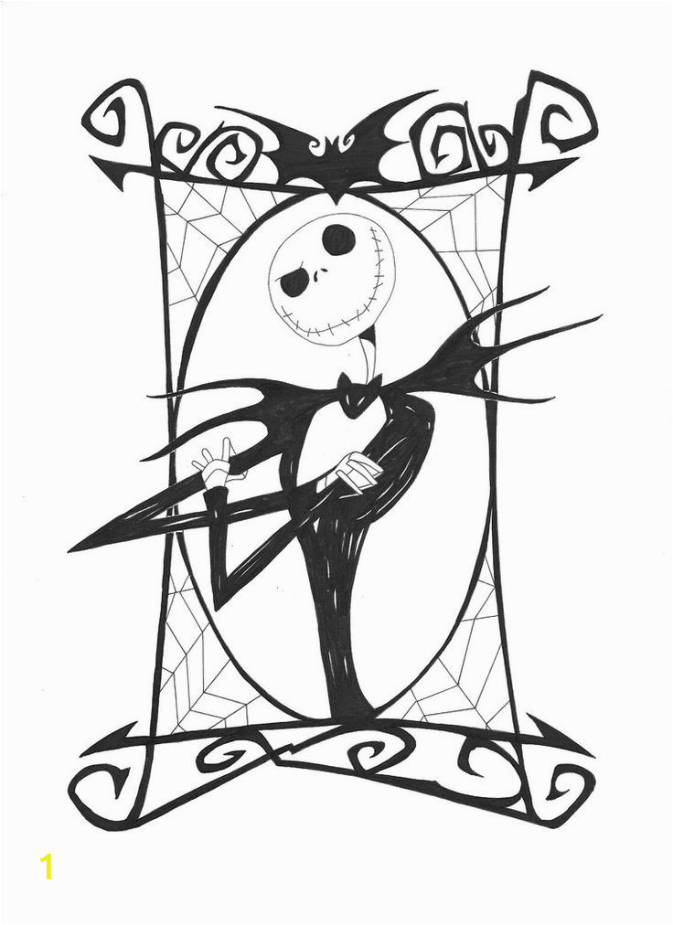 jack skellington coloring pages idea