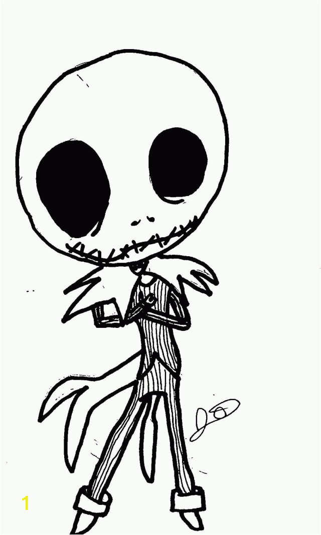 nightmare before christmas coloring page