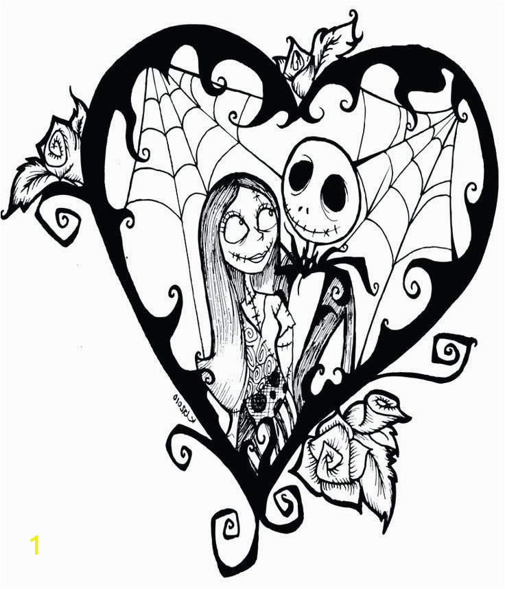 nightmare before christmas jack skellington coloring pages