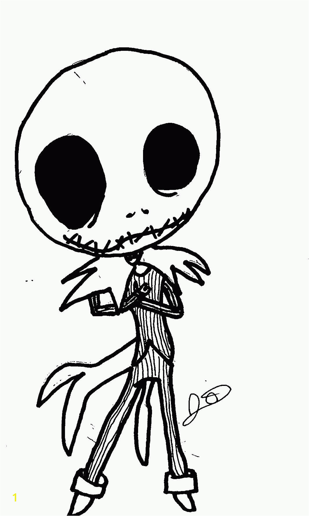Jack Skellington Nightmare before Christmas Coloring Pages Jack Skellington Coloring Page Coloring Home