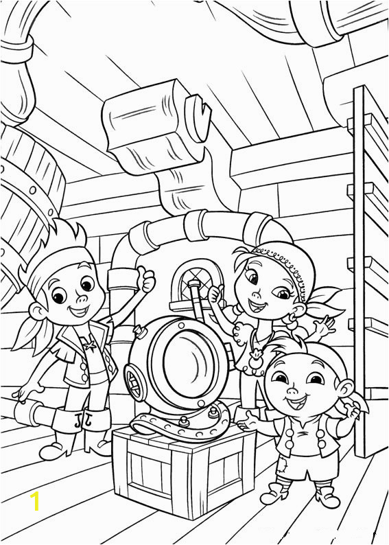 jake and neverland pirates coloring