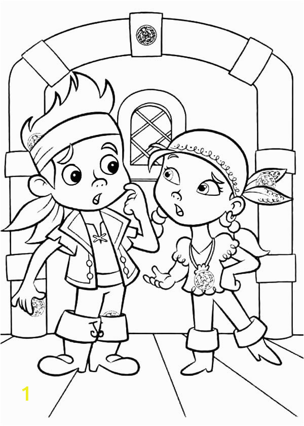 jake and the neverland pirates halloween coloring pages