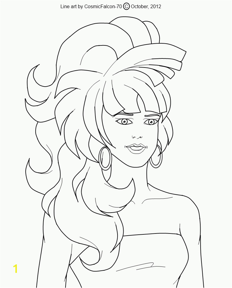 jem and the holograms coloring pages